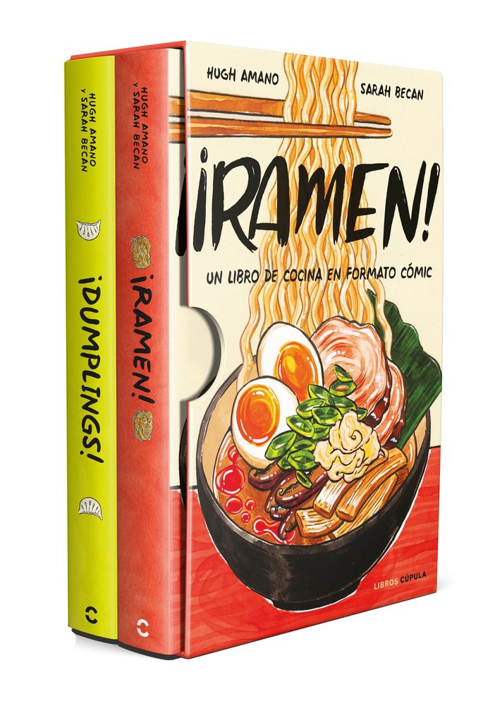 ESTUCHE ¡RAMEN! + ¡DUMPLINGS! EDICION TAPA BLANDA, de AMANO Y SARAH BECAN, HUGH | portada del libro