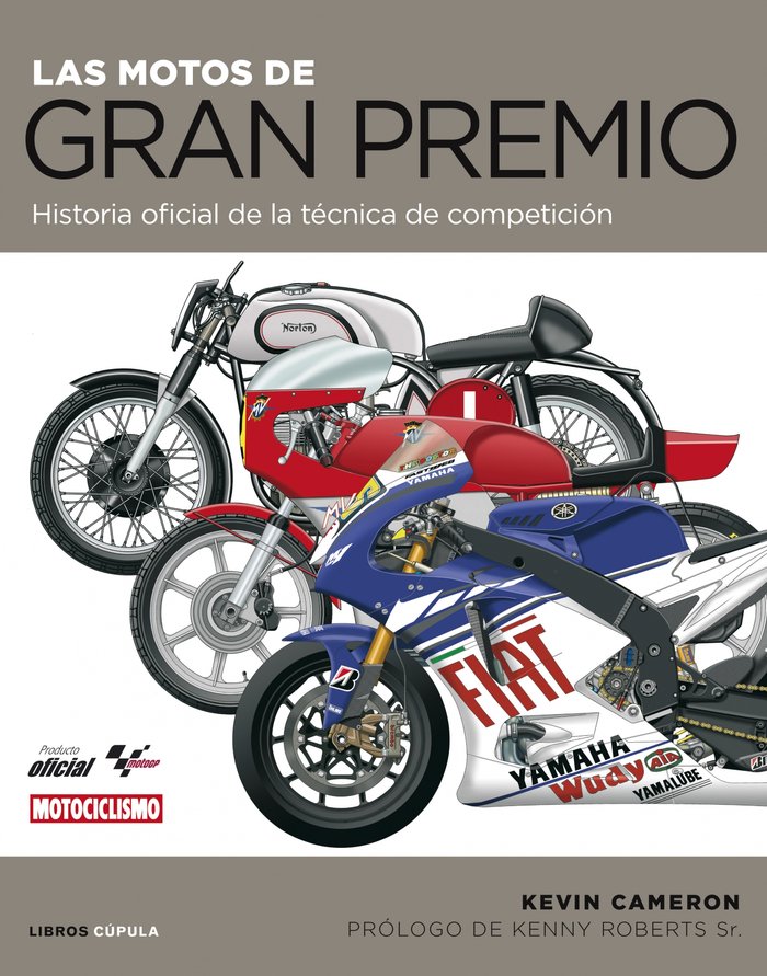Las motos de Gran Premio, de Cameron | portada del libro
