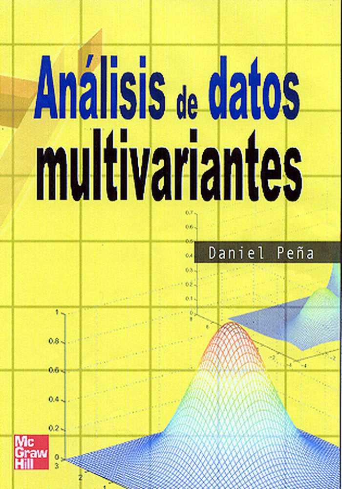 An@lisis multivariante de datos, de Peña,Daniel | portada del libro