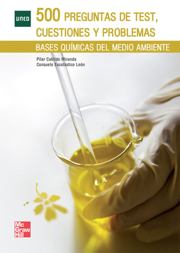 500 Preguntas de test,cuestiones y problemas.Bases quimicas del medio am biente, de CABILDO MIRANDA | portada del libro
