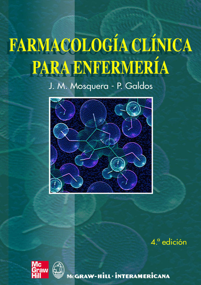 FARMACOLOGIA CLINICA PARA ENFERMERIA, de MOSQUERA | portada del libro