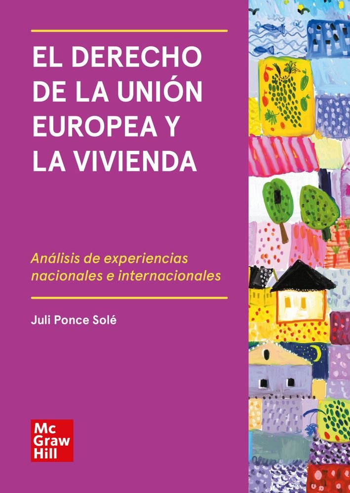El derecho de la Union Europea y la vivienda (POD), de Ponce Solé | portada del libro