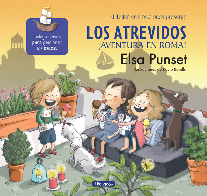 Los Atrevidos ¡Aventura en Roma! (Serie Los Atrevidos 7), de Punset | portada del libro