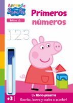 Aprendo con Peppa Pig. Primeros números (Libro-pizarra) (Peppa Pig. Primeros aprendizajes), de Varios autores | portada del l