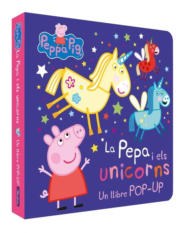 La Pepa i els unicorns (Peppa Pig. Llibre Pop-Up), de HASBRO#EONE | portada del libro