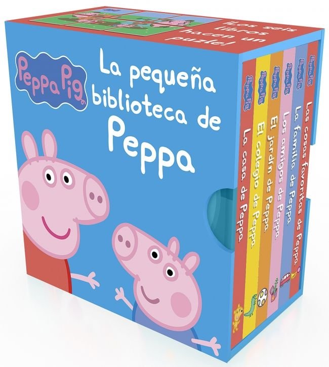 La pequeña biblioteca de Peppa (Peppa Pig. Libro juguete), de HASBRO#EONE | portada del libro