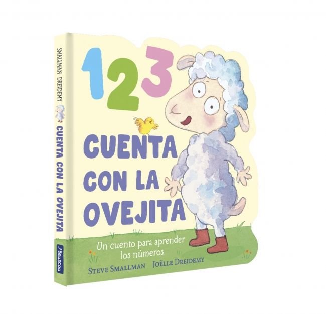 1 2 3 Cuenta con la ovejita (La ovejita que vino a cenar. Libro de cartón), de STEVE SMALLMAN | portada del libro