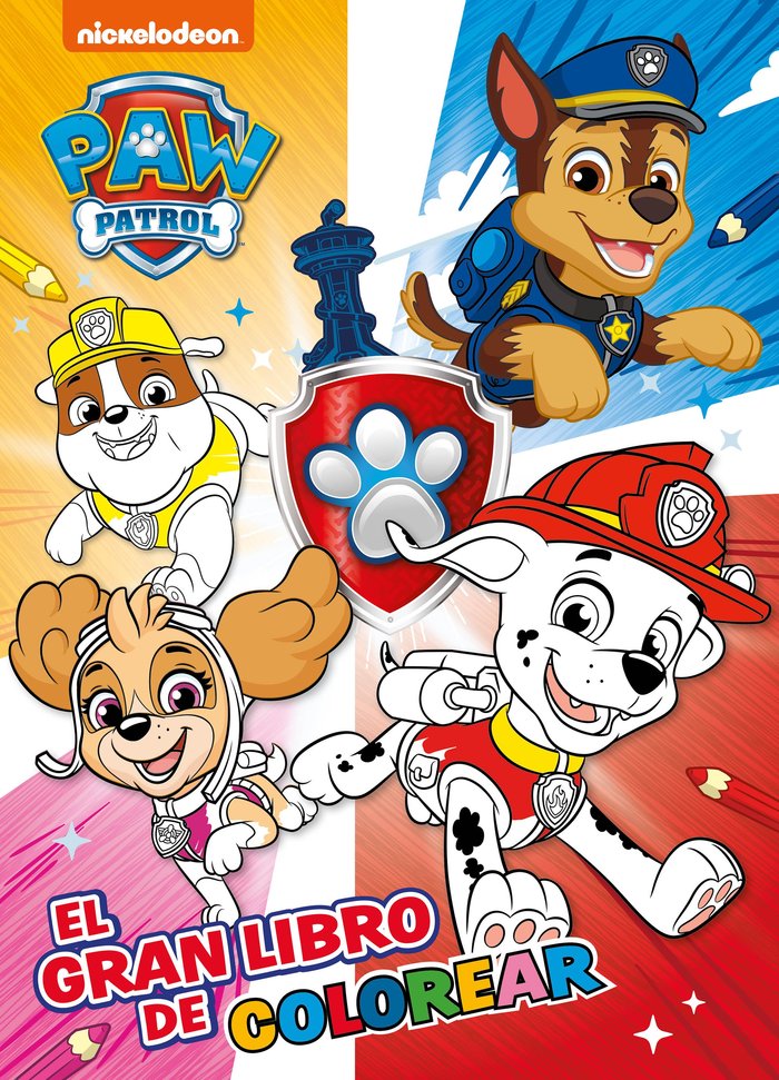 El gran libro de colorear (Paw Patrol | Patrulla Canina. Actividades), de NICKELODEON | portada del libro