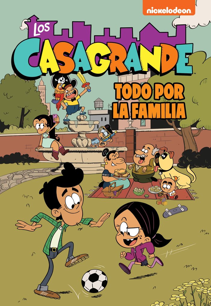 Todo por la familia (Los Casagrande - Una Casa de Locos. Cómic 2), de NICKELODEON | portada del libro
