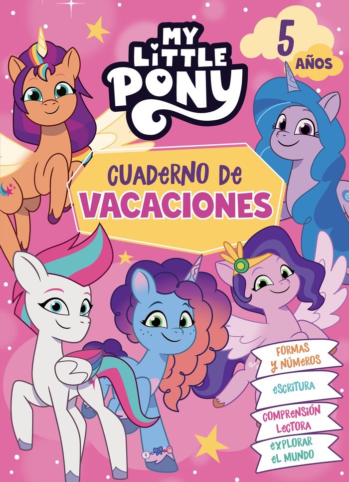 5 años (My Little Pony. Cuaderno de vacaciones), de HASBRO | portada del libro