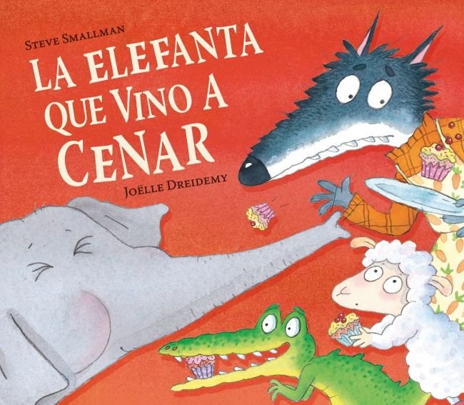 La elefanta que vino a cenar (La ovejita que vino a cenar), de SMALLMAN | portada del libro