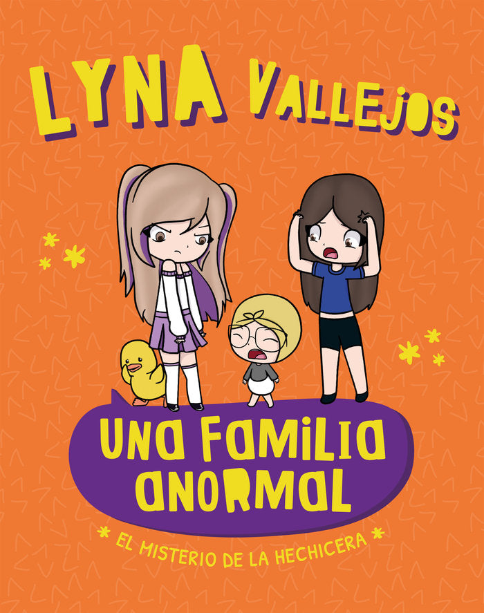 El misterio de la hechicera (Una familia anormal), de Lyna Vallejos | portada del libro