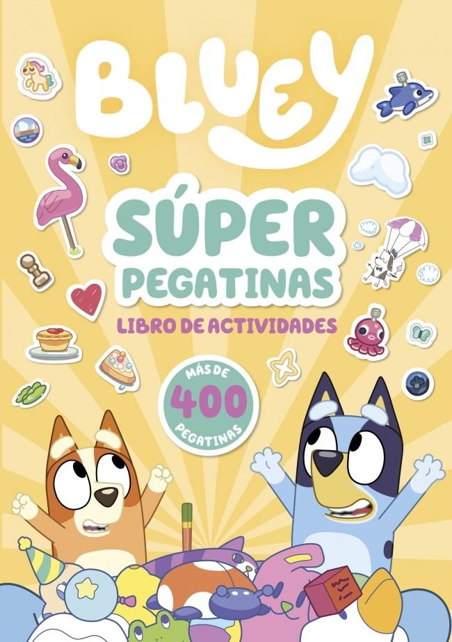 Súper pegatinas (Bluey. Actividades), de BLUEY | portada del libro