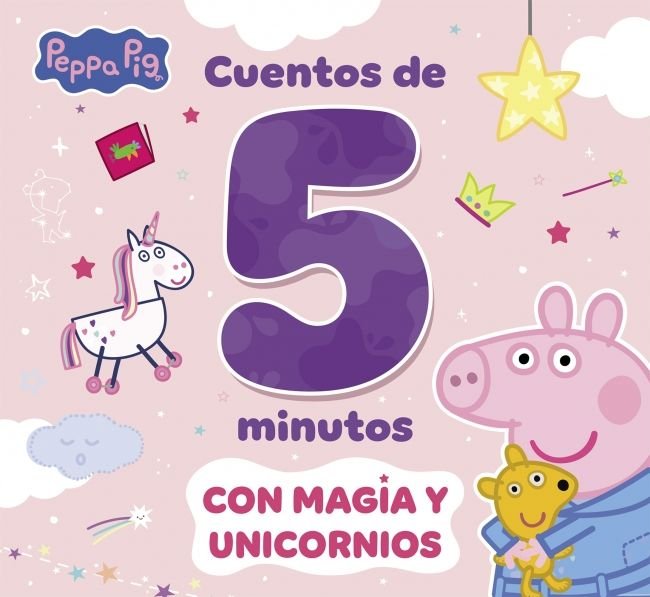 Cuentos de criaturas mágicas para leer en 5 minutos (Peppa Pig. Recopilatorio de cuentos), de HASBRO | portada del libro