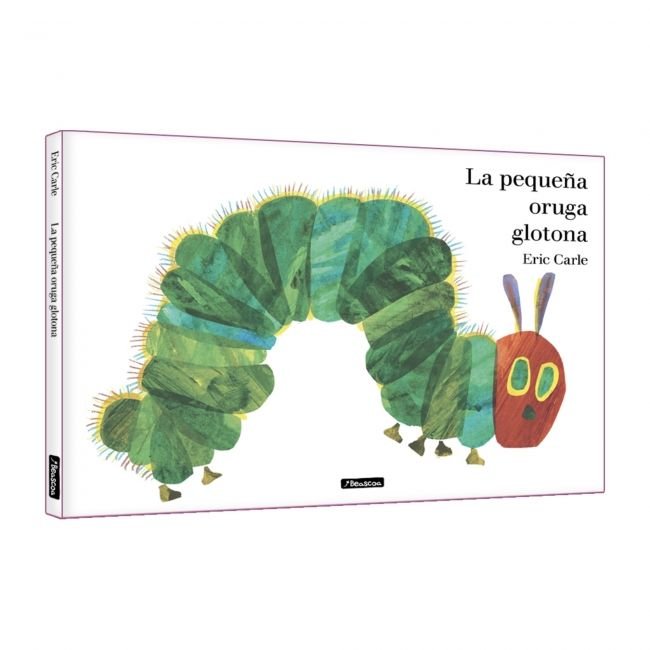 La pequeña oruga glotona. Álbum ilustrado, de ERIC CARLE | portada del libro