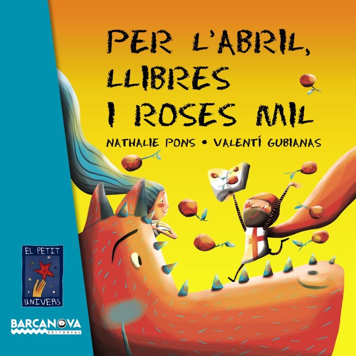 Per l'abril, llibres i roses mil, de Pons, Nathalie | portada del libro