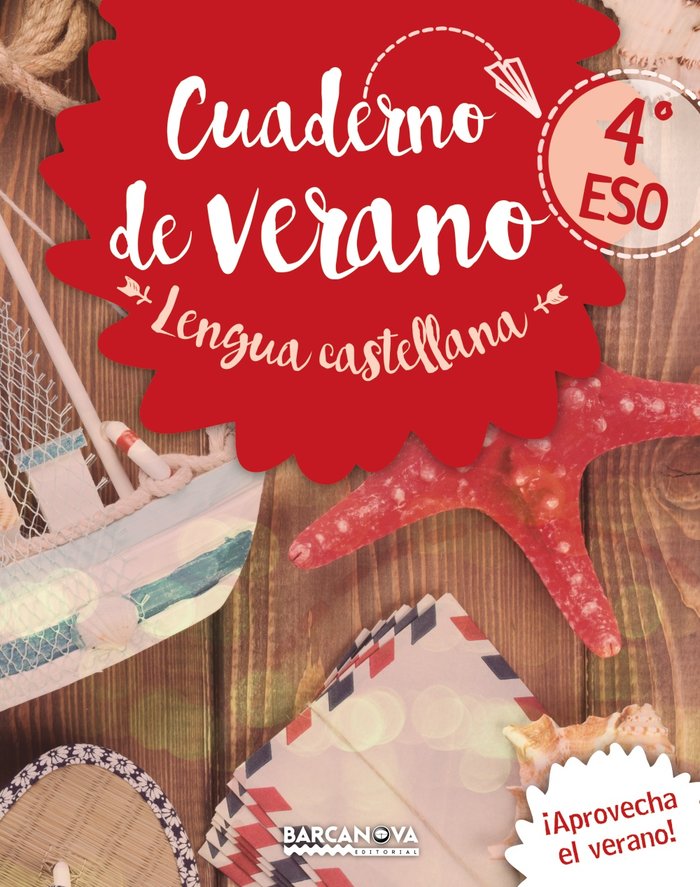 Cuaderno de verano Lengua castellana 4º ESO, de Gimeno, Eduardo | portada del libro