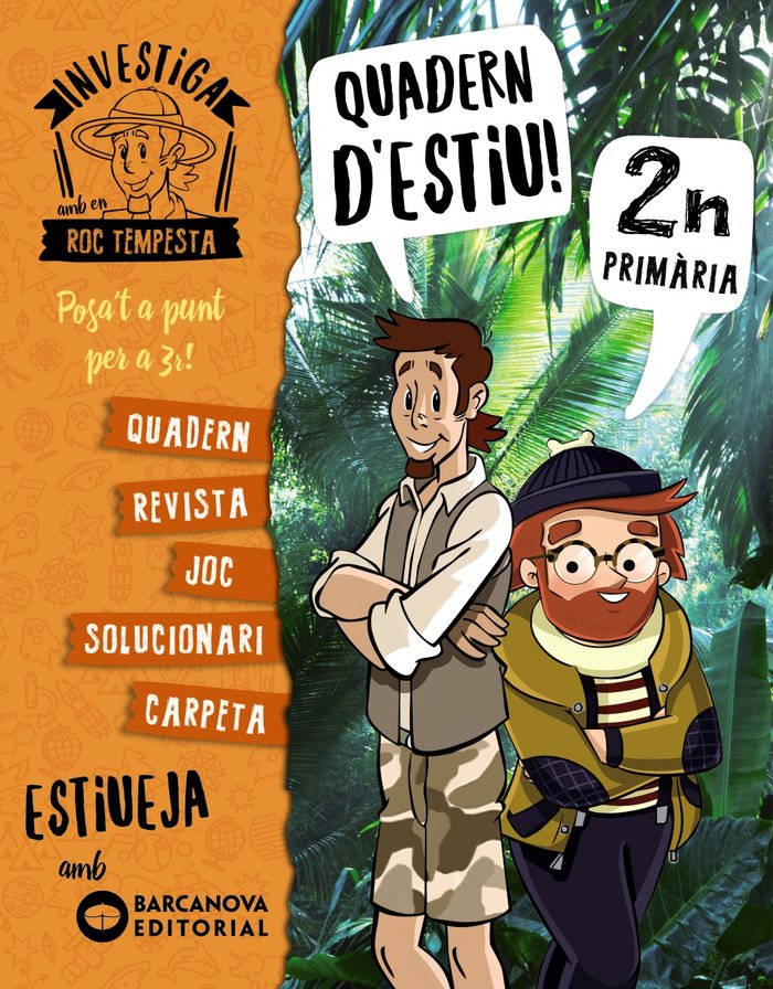 Investiga amb Roc Tempesta 2. Estiueja amb Barcanova, de Murillo, Núria | portada del libro