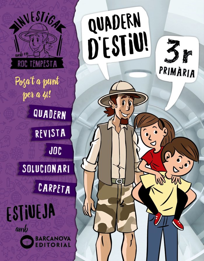 Investiga amb Roc Tempesta 3. Estiueja amb Barcanova, de Murillo, Núria | portada del libro