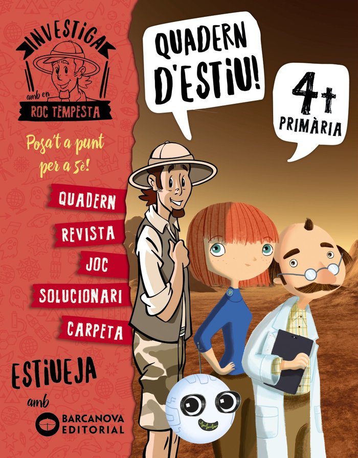 Investiga amb Roc Tempesta 4. Estiueja amb Barcanova, de Murillo, Núria | portada del libro