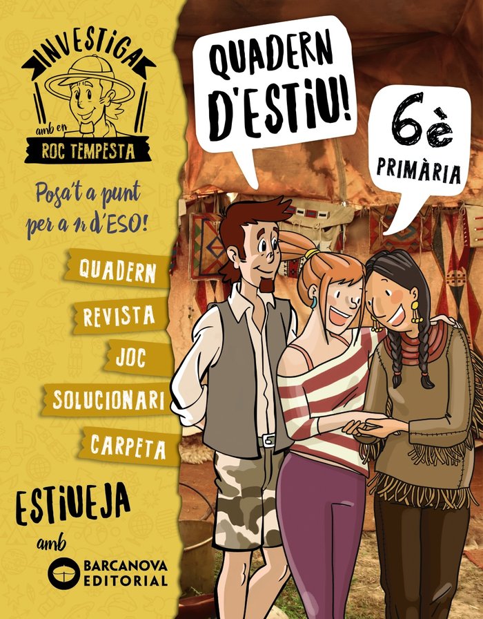 Investiga amb Roc Tempesta 6. Estiueja amb Barcanova, de Murillo, Núria | portada del libro