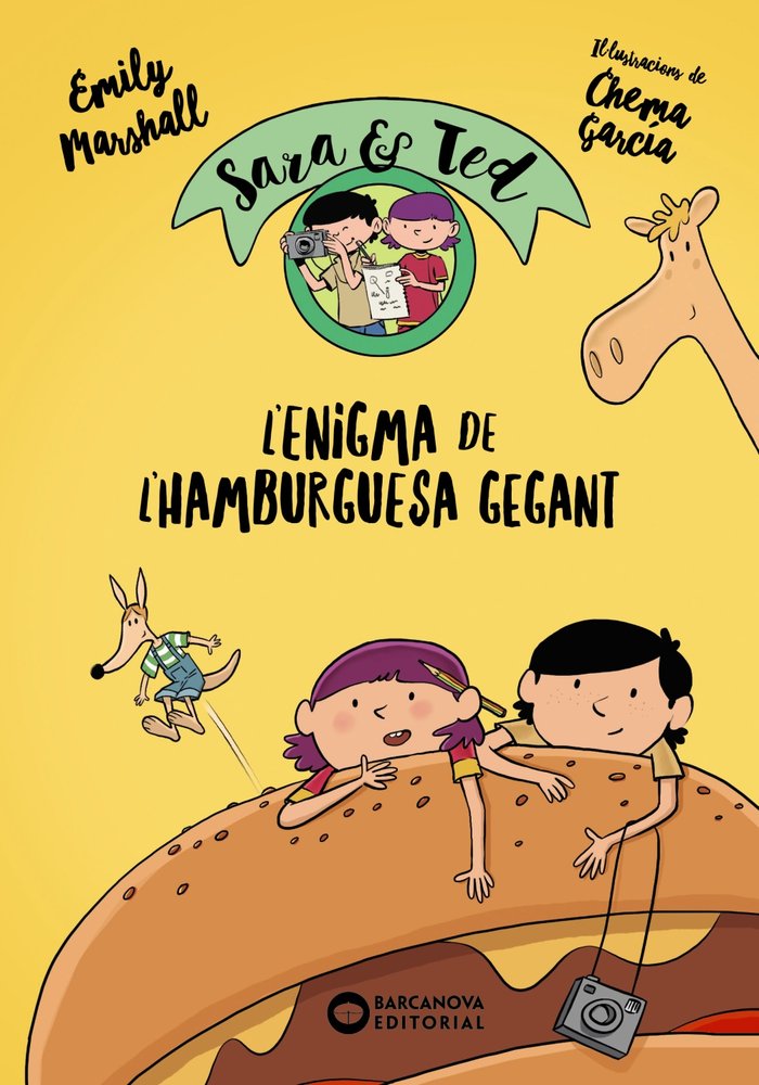 L'enigma de l'hamburguesa gegant, de Marschall, Emily | portada del libro