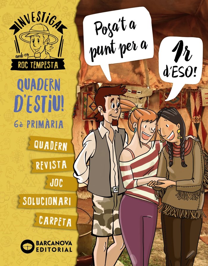 INVESTIGA AMB ROC TEMPESTA 6E. POSA'T A PUNT PER A 1R D'ESO, de MURILLO GUERRERO, NURIA | portada del libro