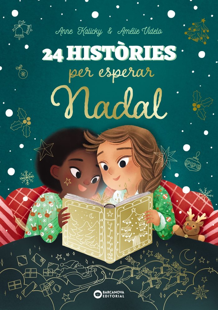 24 HISTORIES PER ESPERAR NADAL, de KALICKY, ANNE | portada del libro