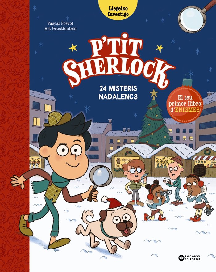 PTIT SHERLOCK 24 MISTERIS NADALENCS, de PREVOT, PASCAL | portada del libro