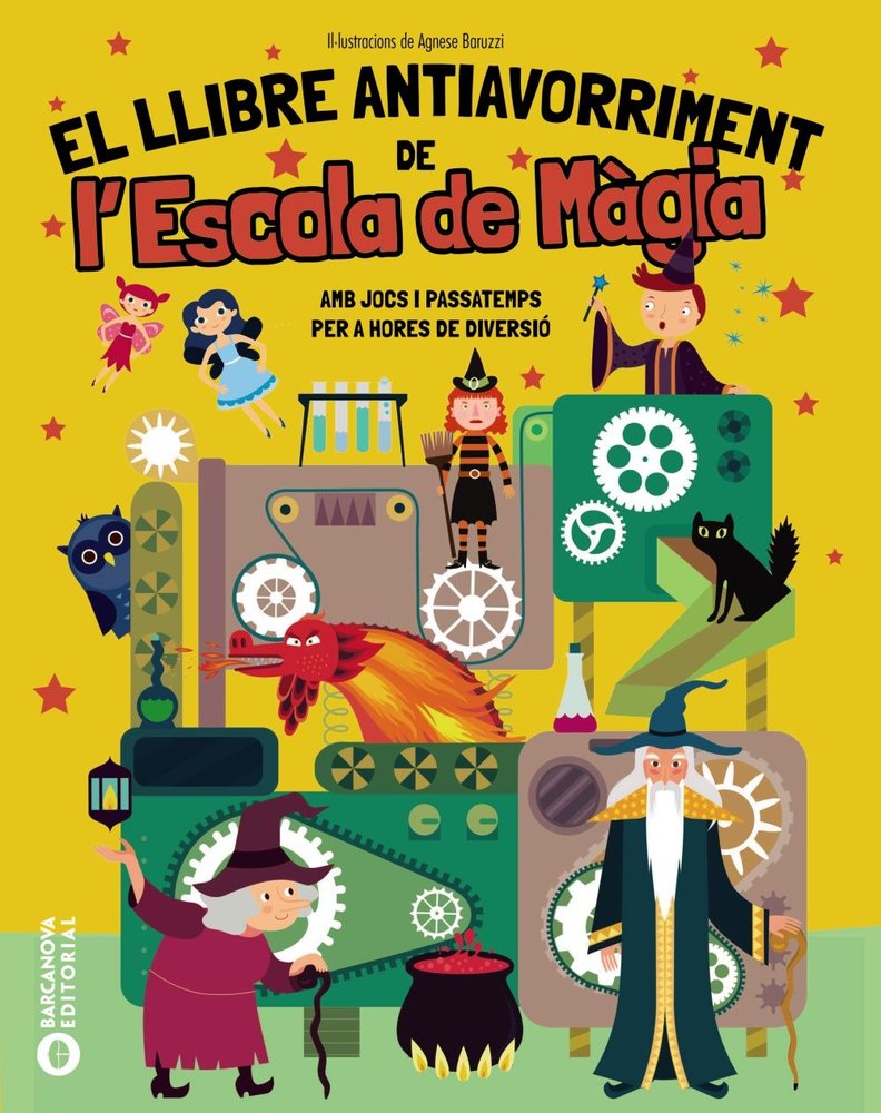 EL LLIBRE ANTIAVORRIMENT DE L'ESCOLA DE MAGIA, de BARUZZI, AGNESE | portada del libro