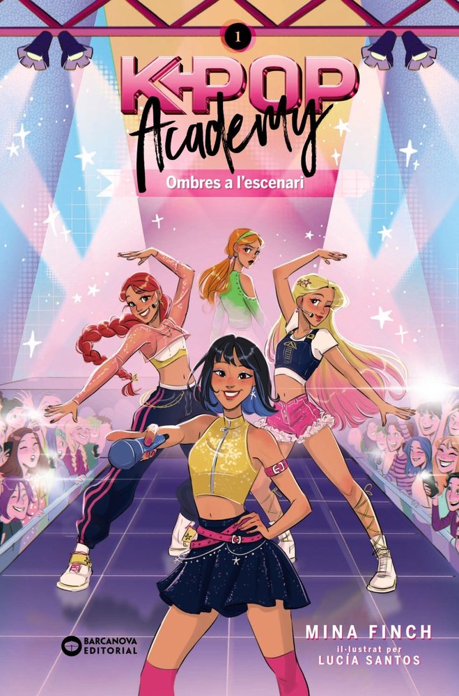 K POP ACADEMY OMBRES A L'ESCENARI, de FINCH, MINA | portada del libro