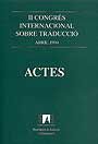 II CongrÄs Internacional sobre Traducciù, de BacardÆ | portada del libro