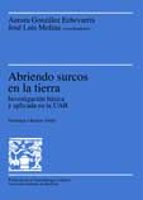 Abriendo surcos en la tierra, de José Luis Molina | portada del libro