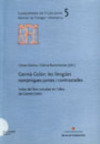 Germê Colùn: les lleng?es romêniques juntes i contrastades, de Gloria Clavería | portada del libro