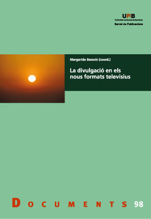 La divulgaciù en els nous formats televisius | portada del libro