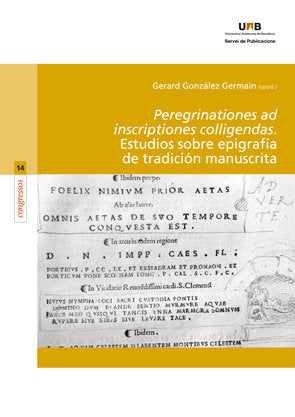 Peregrinationes ad inscriptiones colligendas, de Gonzçlez Germain, Gerard | portada del libro