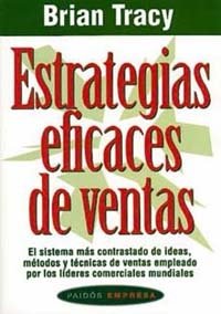 Estrategias eficaces de ventas, de Tracy | portada del libro