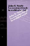 La construcción de la realidad social, de SEARLE | portada del libro