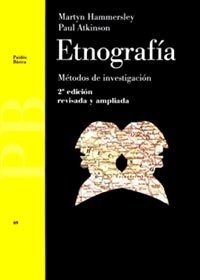 Etnografía, de Atkinson, Paul | portada del libro