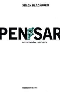 Pensar, de Blackburn | portada del libro
