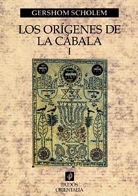 Los orígenes de la Cábala, vol. 1, de Scholem | portada del libro