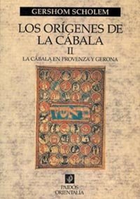 Los orígenes de la Cábala, vol. 2, de Scholem | portada del libro