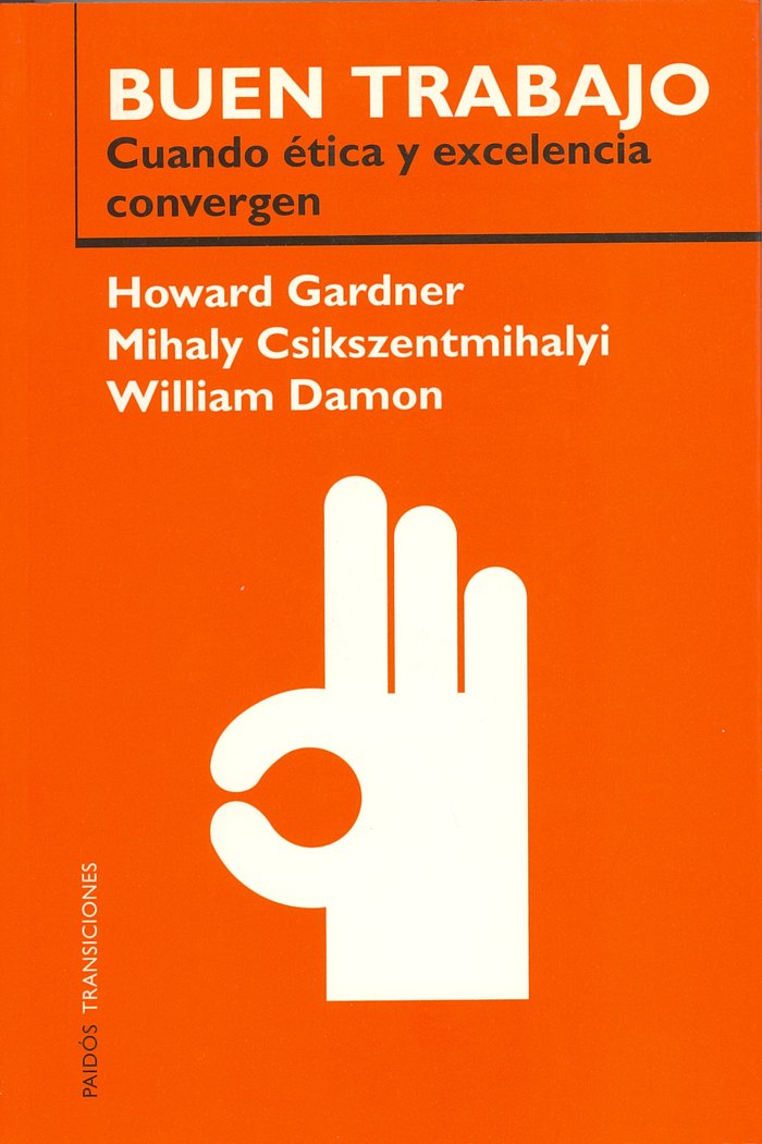 Buen trabajo, de Csikszentmihalyi | portada del libro