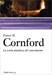 La teoria platonica del conocimiento, de Cornford | portada del libro