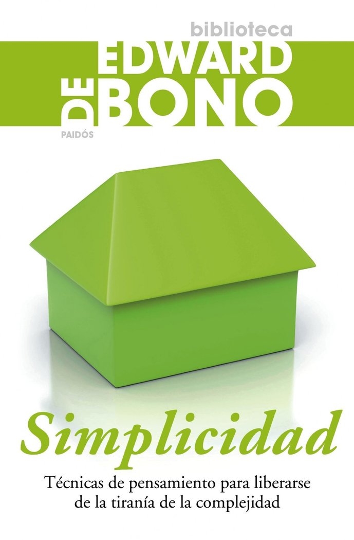 Simplicidad, de Bono | portada del libro