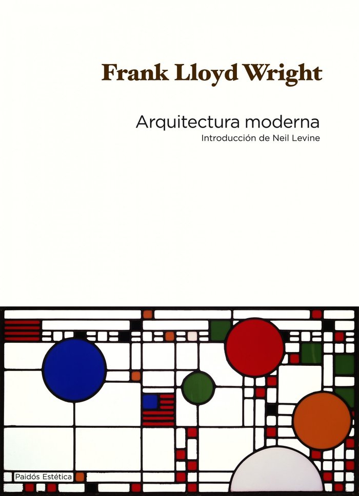 Arquitectura moderna, de Wright | portada del libro