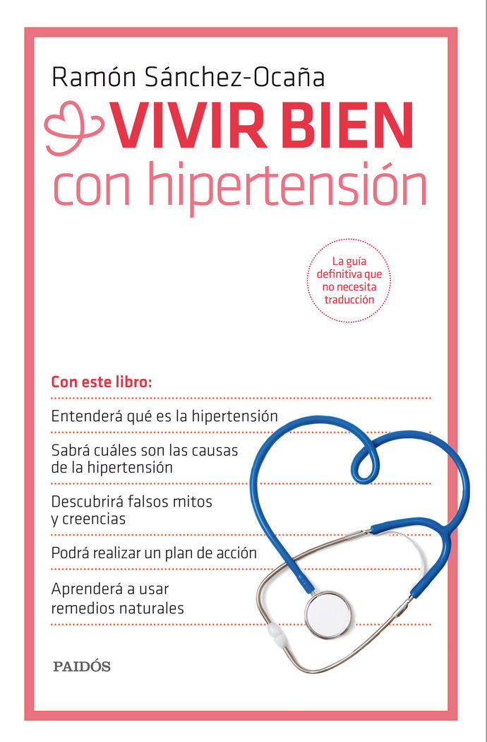 Vivir bien con hipertensión, de Sánchez-Ocaña | portada del libro