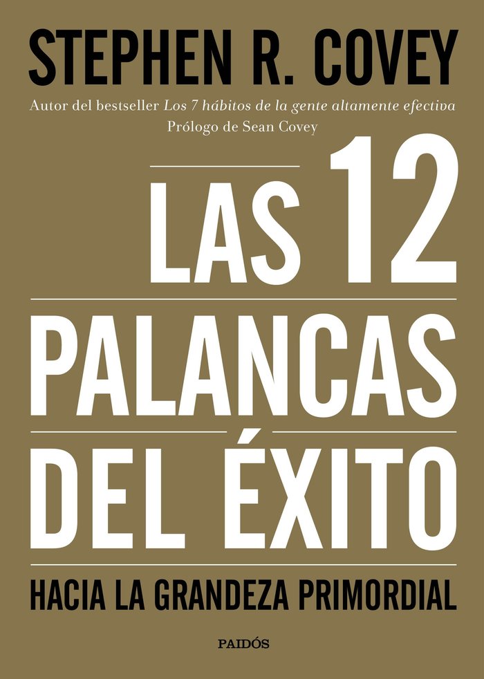 Las 12 palancas del éxito, de Covey | portada del libro