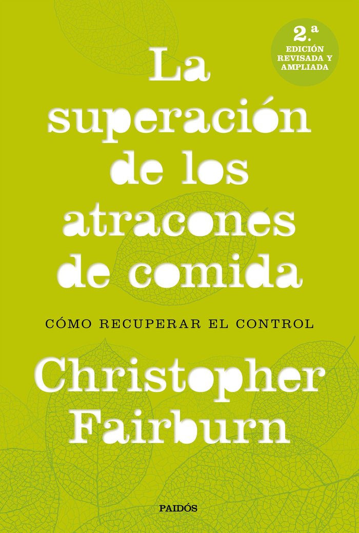 La superación de los atracones de comida, de Fairburn | portada del libro