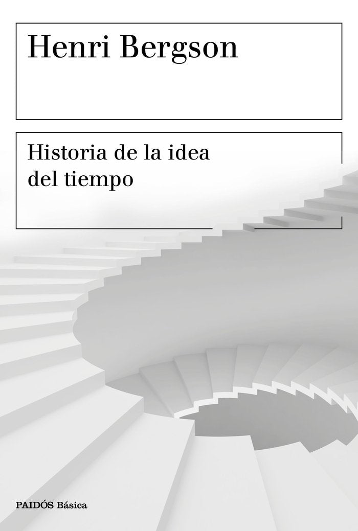 Historia de la idea del tiempo, de Bergson | portada del libro